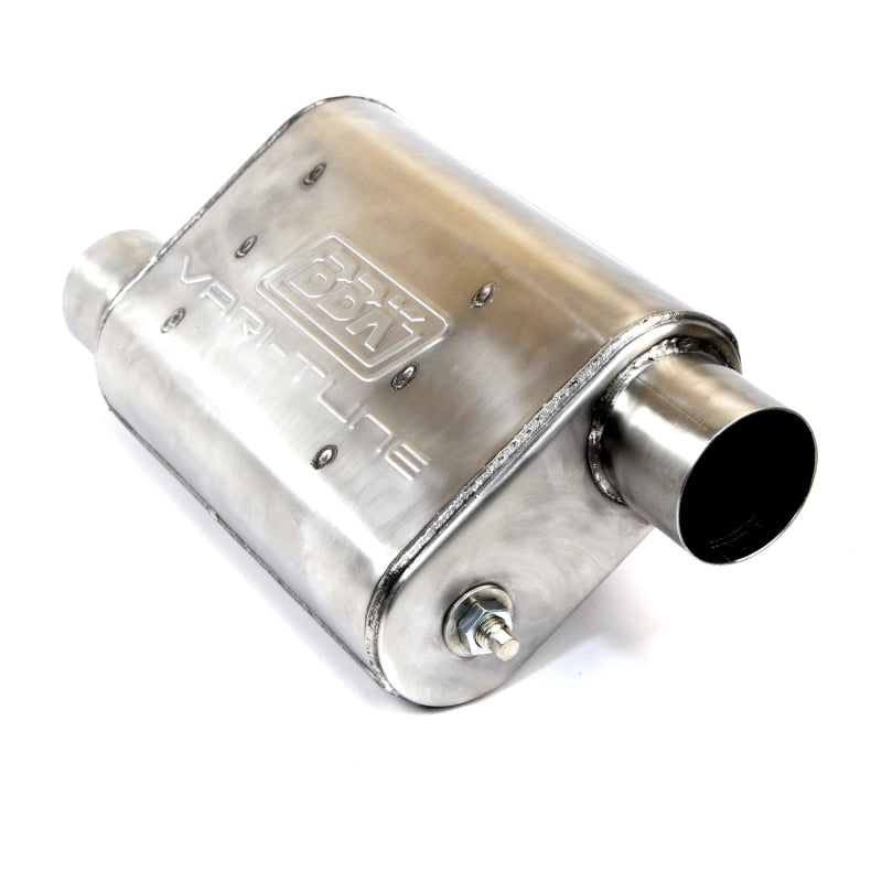 BBK VariTune Adjustable Performance Muffler 2-1/2 Offset/Offset Stainless Steel BBK VariTune Adjustable Performance Muffler 2-1/2 Offset/Offset Stainless Steel