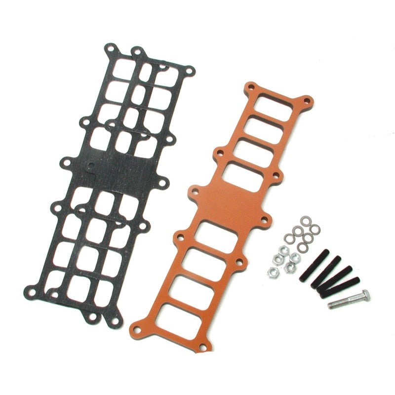 BBK 86-95 Mustang 5.0 Phenolic Manifold Spacer Kit Edelbrock Performer 3/8 BBK 86-95 Mustang 5.0 Phenolic Manifold Spacer Kit Edelbrock Performer 3/8