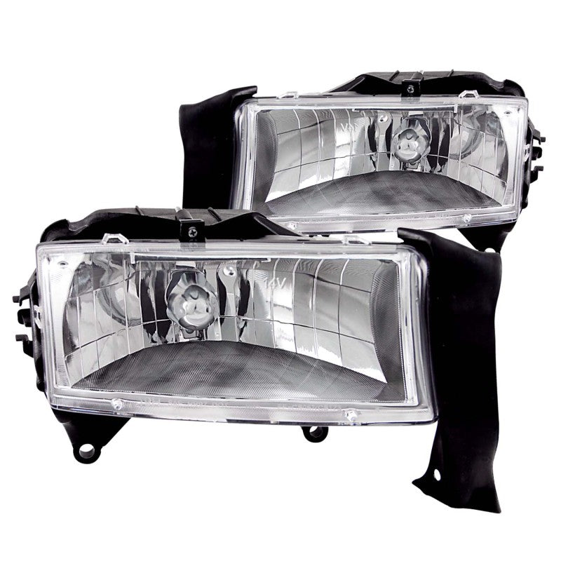 ANZO 1997-2004 Dodge Dakota Crystal Headlights Chrome ANZO 1997-2004 Dodge Dakota Crystal Headlights Chrome