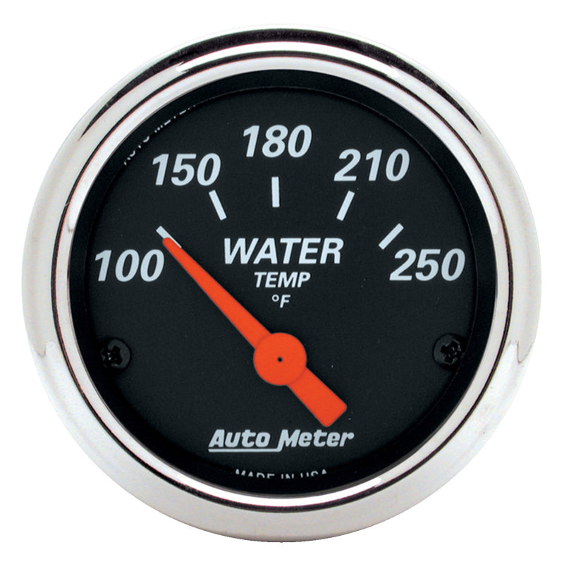 Autometer Designer Black 2 1/16in 250 Deg F Electronic Water Temp Gauge Autometer Designer Black 2 1/16in 250 Deg F Electronic Water Temp Gauge