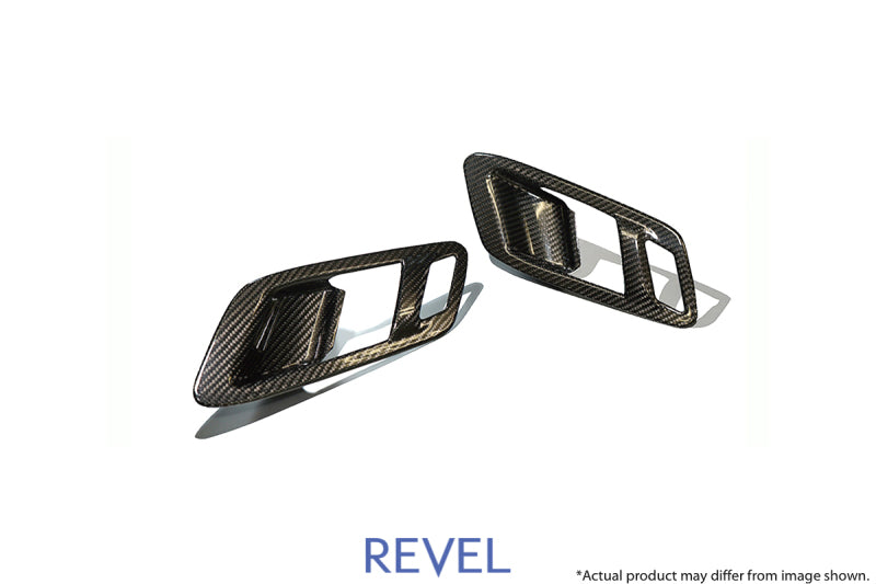 Revel GT Dry Carbon Inner Door Handle Cover 2020 Toyota GR Supra - 2 Pieces Revel GT Dry Carbon Inner Door Handle Cover 2020 Toyota GR Supra - 2 Pieces