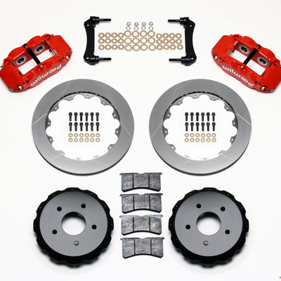 Wilwood Narrow Superlite 4R Rear Kit 12.88in Red 97-04 Corvette C5/Z06