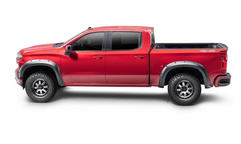 Bushwacker 19-21 Chevrolet Silverado 2500 / 3500 HD (Excl. Dually) Forge Style Flares 4pc - Black Bushwacker 19-21 Chevrolet Silverado 2500 / 3500 HD (Excl. Dually) Forge Style Flares 4pc - Black