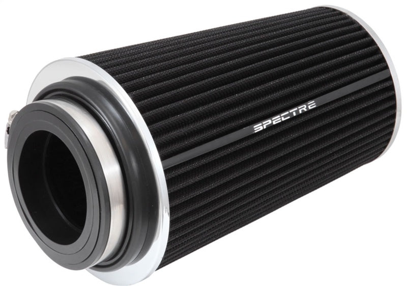 Spectre Adjustable Conical Air Filter 9-1/2in. Tall (Fits 3in. / 3-1/2in. / 4in. Tubes) - Black Spectre Adjustable Conical Air Filter 9-1/2in. Tall (Fits 3in. / 3-1/2in. / 4in. Tubes) - Black
