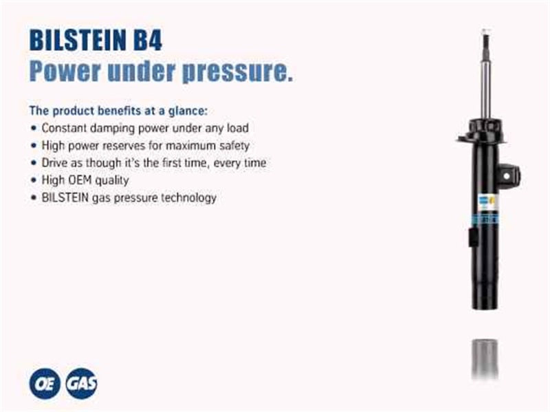 Bilstein B4 OE Replacement 16-17 Subaru Crosstrek Front Right Twintube Strut Assembly Bilstein B4 OE Replacement 16-17 Subaru Crosstrek Front Right Twintube Strut Assembly