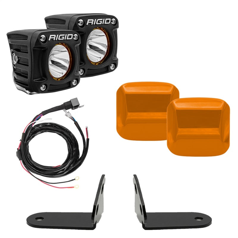 Rigid Industries 2017+ Polaris Pro R/Turbo R Revolve A-Pillar Light Kit Rigid Industries 2017+ Polaris Pro R/Turbo R Revolve A-Pillar Light Kit