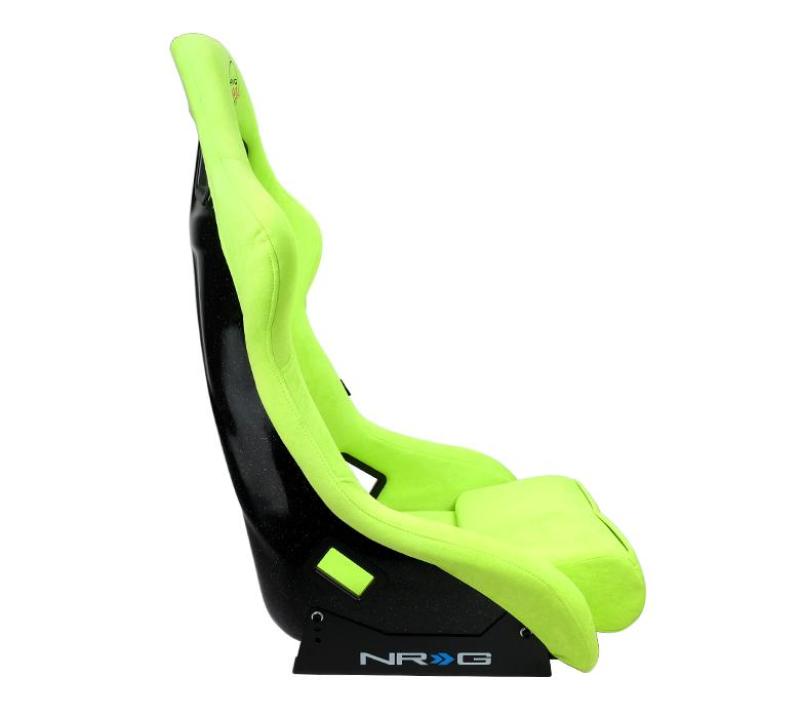 NRG FRP Bucket Seat PRISMA Edition - Large (Neon Green Alcantara/  Pearlized Back) NRG FRP Bucket Seat PRISMA Edition - Large (Neon Green Alcantara/  Pearlized Back)