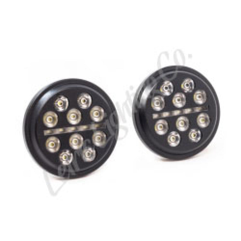Letric Lighting 4.5in Black Buck-Shot Letric Lighting 4.5in Black Buck-Shot