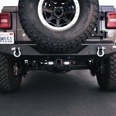 DV8 Offroad 07-21 Jeep Wrangler (JK/JL) Bolt-On Hitch w/ Lights