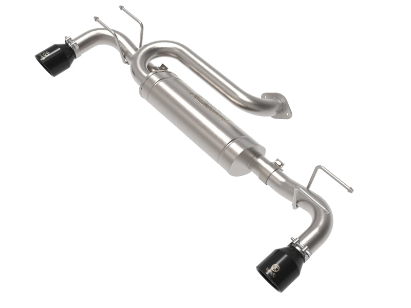 aFe 19-22 Mazda 3 L4 2.5L Takeda 3in to 2-1/2in 304 Stainless Steel Axle-Back Exhaust w/ Black Tip aFe 19-22 Mazda 3 L4 2.5L Takeda 3in to 2-1/2in 304 Stainless Steel Axle-Back Exhaust w/ Black Tip