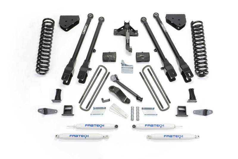 Fabtech 08-10 Ford F450/550 4WD 6in 4Link Sys w/Coils & Perf Shks Fabtech 08-10 Ford F450/550 4WD 6in 4Link Sys w/Coils & Perf Shks