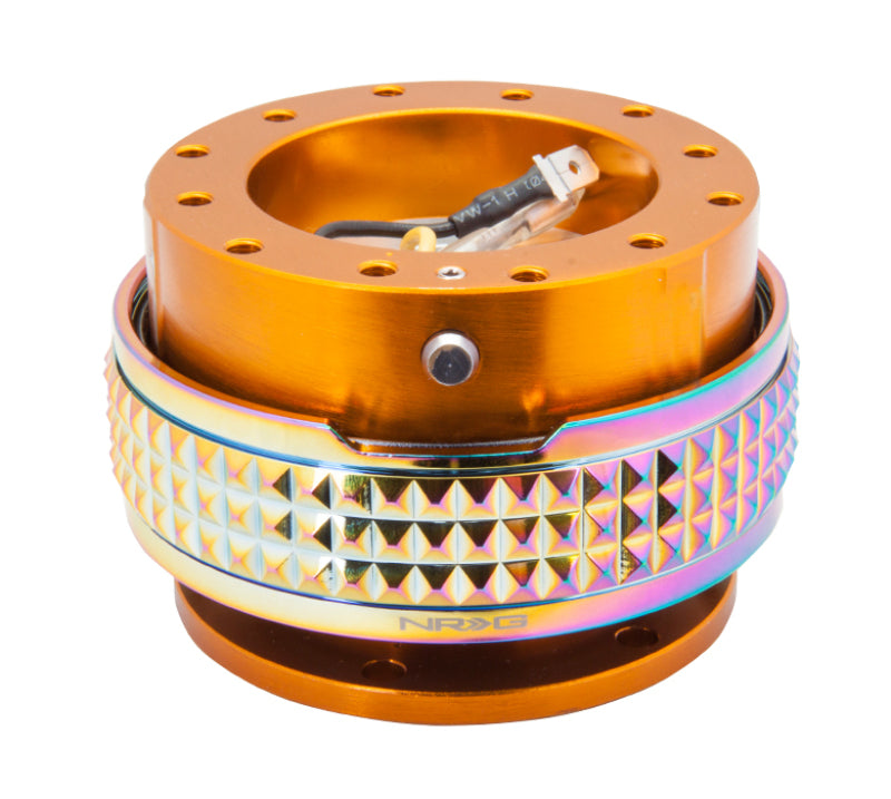 NRG Quick Release Kit - Pyramid Edition - Rose Gold Body / Neochrome Pyramid Ring NRG Quick Release Kit - Pyramid Edition - Rose Gold Body / Neochrome Pyramid Ring