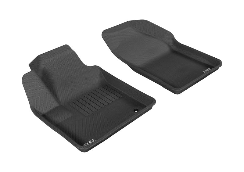 3D MAXpider 2007-2010 Chrysler Sebring Sedan Kagu 1st Row Floormat - Black 3D MAXpider 2007-2010 Chrysler Sebring Sedan Kagu 1st Row Floormat - Black