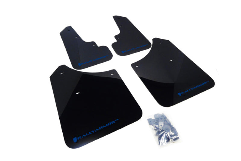 Rally Armor 03-08 Subaru Forester Black UR Mud Flap w/ Blue Logo Rally Armor 03-08 Subaru Forester Black UR Mud Flap w/ Blue Logo