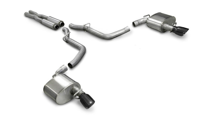 Corsa 2005-2010 Dodge Charger SRT-8 6.1L V8 Black Xtreme Cat-Back Exhaust Corsa 2005-2010 Dodge Charger SRT-8 6.1L V8 Black Xtreme Cat-Back Exhaust