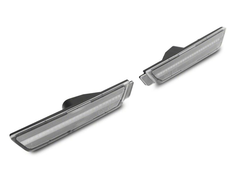 Raxiom 10-15 Chevrolet Camaro Axial Series LED Front and Rear Side Markers- Clear Raxiom 10-15 Chevrolet Camaro Axial Series LED Front and Rear Side Markers- Clear