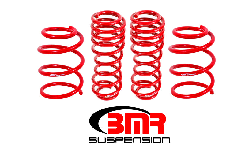 BMR 05-14 S197 Mustang GT Handling Version Lowering Springs (Set Of 4) - Red BMR 05-14 S197 Mustang GT Handling Version Lowering Springs (Set Of 4) - Red