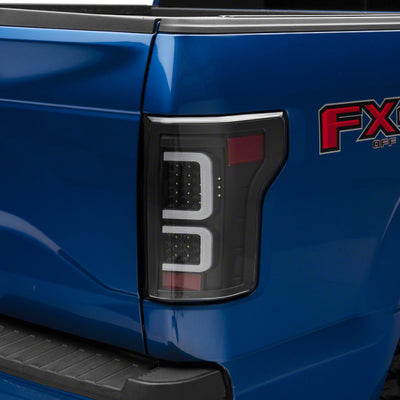 Raxiom 15-17 Ford F-150 G3 LED Tail Lights- Blk Housing (Clear Lens)