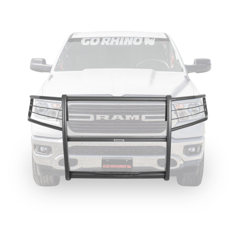 Go Rhino 19-24 Ram 1500 3100 Series StepGuard Center Grille + Brush Guards - Tex. Black Go Rhino 19-24 Ram 1500 3100 Series StepGuard Center Grille + Brush Guards - Tex. Black