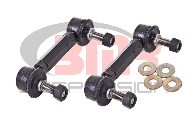 BMR 15-17 S550 Mustang Rear Sway Bar End Link Kit - Black BMR 15-17 S550 Mustang Rear Sway Bar End Link Kit - Black