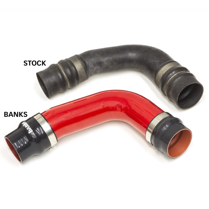 Banks Power 10-12 Ram 6.7L Diesel OEM Replacement Cold Side Boost Tube - Red Banks Power 10-12 Ram 6.7L Diesel OEM Replacement Cold Side Boost Tube - Red