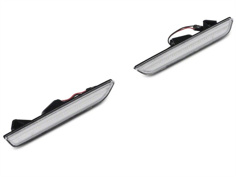 Raxiom10-14 Ford Mustang Axial Series LED Side and Quarter Marker Lights- Clear Raxiom10-14 Ford Mustang Axial Series LED Side and Quarter Marker Lights- Clear