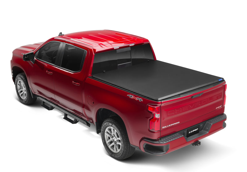 Lund 88-99 Chevy C1500 Fleetside (6.6ft. Bed) Hard Fold Tonneau Cover - Black Lund 88-99 Chevy C1500 Fleetside (6.6ft. Bed) Hard Fold Tonneau Cover - Black