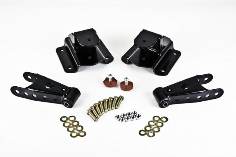 Belltech SHACKLE AND HANGER KIT 94-99 RAM 1500 StdCab 4inch Belltech SHACKLE AND HANGER KIT 94-99 RAM 1500 StdCab 4inch
