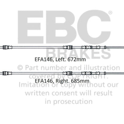 EBC 2008-2010 BMW M3 4.0L (E90) Front Wear Leads