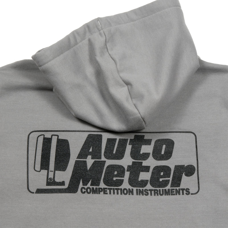 Autometer Gray Competition Pullover Hoodie - Adult XL Autometer Gray Competition Pullover Hoodie - Adult XL