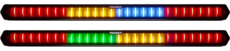 Rigid Industries 28in Chase Light Bar Universal - Rear Facing 27 Mode 5 Color LED Light Bar Rigid Industries 28in Chase Light Bar Universal - Rear Facing 27 Mode 5 Color LED Light Bar