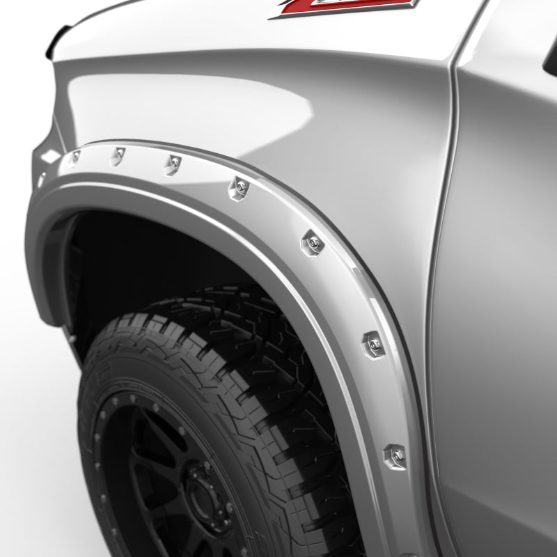 EGR 2019 Chevy 1500 Color Match Style Fender Flare - Set - Switchblade Silver EGR 2019 Chevy 1500 Color Match Style Fender Flare - Set - Switchblade Silver