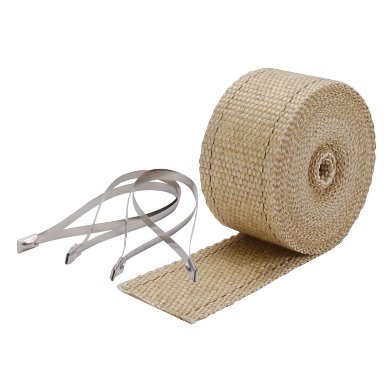 DEI Exhaust Wrap Kit - Pipe Wrap and Locking Tie - Tan DEI Exhaust Wrap Kit - Pipe Wrap and Locking Tie - Tan