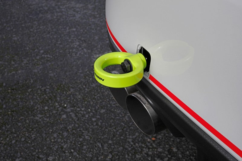 Perrin 15-19 Subaru WRX/STI Tow Hook Kit (Rear) - Neon Yellow Perrin 15-19 Subaru WRX/STI Tow Hook Kit (Rear) - Neon Yellow