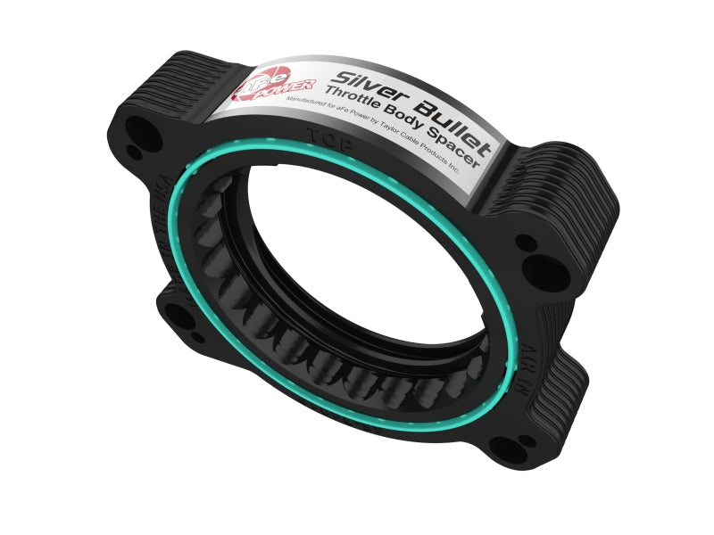 aFe 2020 Vette C8 Silver Bullet Aluminum Throttle Body Spacer / Works With Factory Intake Only - Blk aFe 2020 Vette C8 Silver Bullet Aluminum Throttle Body Spacer / Works With Factory Intake Only - Blk
