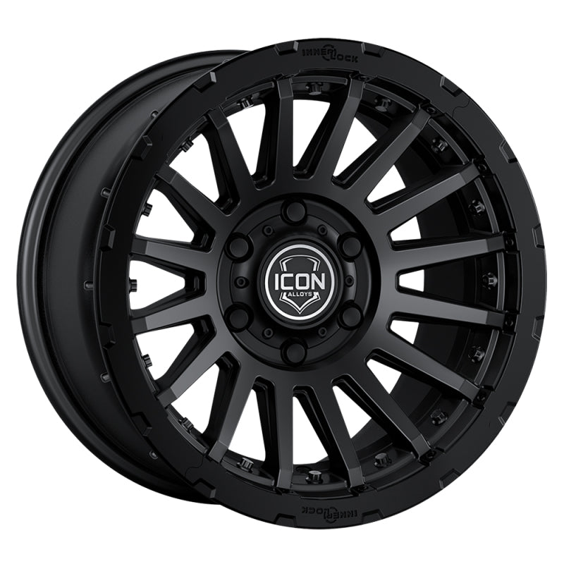 ICON Recon Pro 17x8.5 5x5 -6mm Offset 4.5in BS 71.5mm Bore Satin Black Wheel ICON Recon Pro 17x8.5 5x5 -6mm Offset 4.5in BS 71.5mm Bore Satin Black Wheel