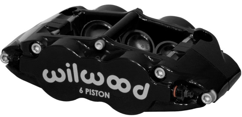 Wilwood Caliper-Forged Narrow Superlite 6R-L/H 1.75/1.25in/1.25in Pistons 1.25in Rotor - Black Wilwood Caliper-Forged Narrow Superlite 6R-L/H 1.75/1.25in/1.25in Pistons 1.25in Rotor - Black