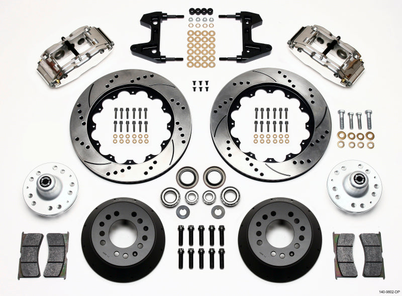 Wilwood Narrow Superlite 6R Front Hub Kit 14.00in Drill Pol 74-80 Pinto/Mustang II Disc Spindle only Wilwood Narrow Superlite 6R Front Hub Kit 14.00in Drill Pol 74-80 Pinto/Mustang II Disc Spindle only