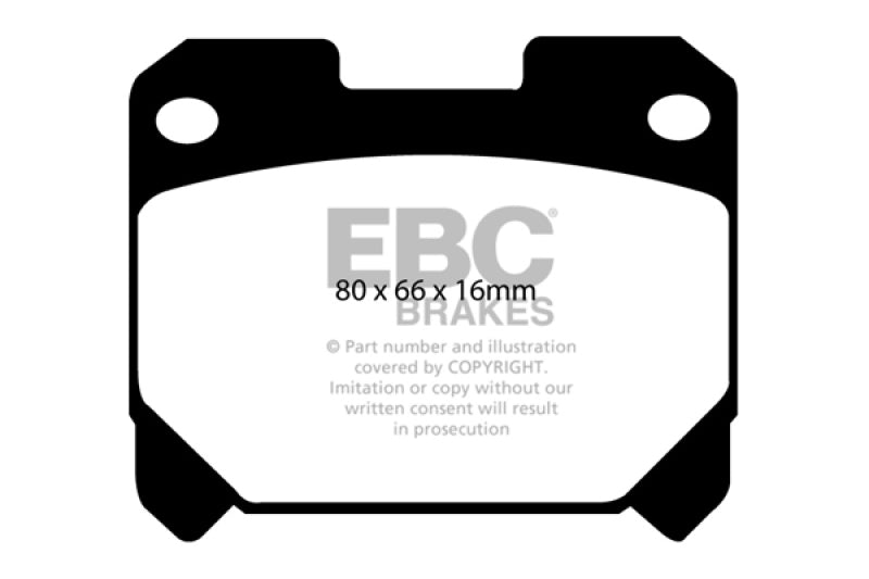 EBC 93-98 Toyota Supra 3.0 Twin Turbo Redstuff Rear Brake Pads EBC 93-98 Toyota Supra 3.0 Twin Turbo Redstuff Rear Brake Pads