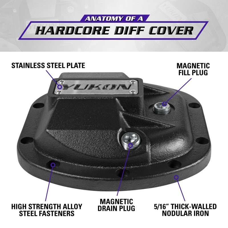 Yukon Gear Hardcore Diff Cover for Dana 30/Super 30 Yukon Gear Hardcore Diff Cover for Dana 30/Super 30
