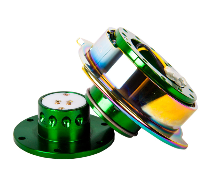 NRG Quick Release Gen 2.5 - Green Body / Neochrome Ring NRG Quick Release Gen 2.5 - Green Body / Neochrome Ring