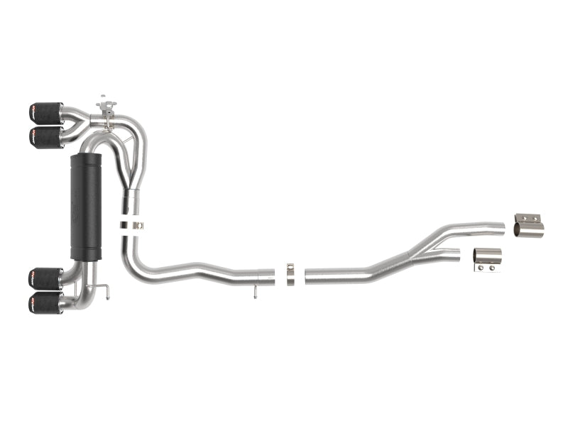 aFe 20-22 Audi RS6 Avant V8 4L (tt) MACH Force-Xp 3in to 2.5in 304 SS Cat-Back Exhaust w/ Carbon Tip aFe 20-22 Audi RS6 Avant V8 4L (tt) MACH Force-Xp 3in to 2.5in 304 SS Cat-Back Exhaust w/ Carbon Tip
