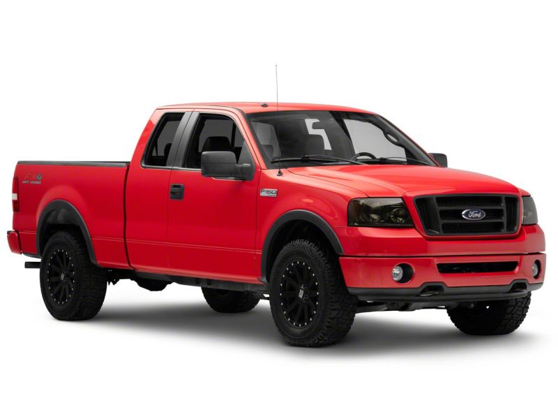 Raxiom 04-08 Ford F-150 Axial Series OEM Style Replacement Headlights- Chrome Housing- Smoked Lens Raxiom 04-08 Ford F-150 Axial Series OEM Style Replacement Headlights- Chrome Housing- Smoked Lens