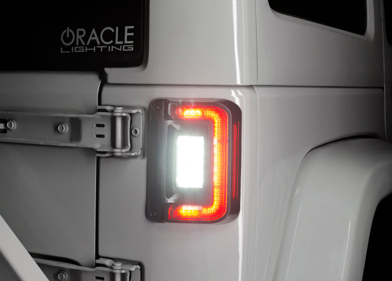 Oracle 07-17 Jeep Wrangler JK Flush Mount LED Tail Lights - Tinted SEE WARRANTY Oracle 07-17 Jeep Wrangler JK Flush Mount LED Tail Lights - Tinted SEE WARRANTY