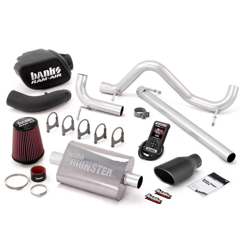 Banks Power 07-11 Jeep 3.8L Wrangler - 2dr Stinger Sys w/ AutoMind - SS Single Exhaust w/ Black Tip Banks Power 07-11 Jeep 3.8L Wrangler - 2dr Stinger Sys w/ AutoMind - SS Single Exhaust w/ Black Tip