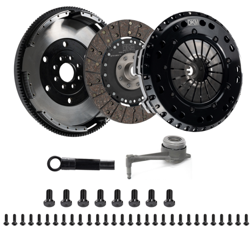 DKM Clutch 2.0 VW/Audi A3 FSI 6 Bolt Motor MS Twin Disc Clutch w/Steel Flywheel (660 ft/lbs Torque) DKM Clutch 2.0 VW/Audi A3 FSI 6 Bolt Motor MS Twin Disc Clutch w/Steel Flywheel (660 ft/lbs Torque)