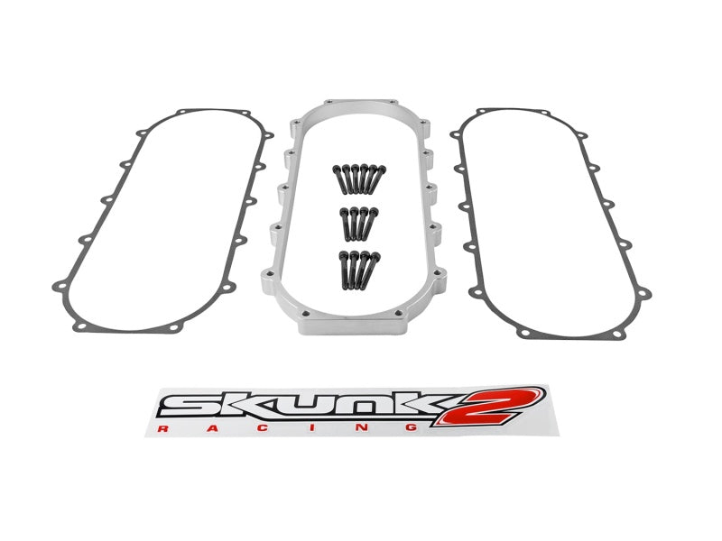 Skunk2 Ultra Series Honda/Acura Silver RACE Intake Manifold 1 Liter Spacer (Inc Gasket & Hardware) Skunk2 Ultra Series Honda/Acura Silver RACE Intake Manifold 1 Liter Spacer (Inc Gasket & Hardware)