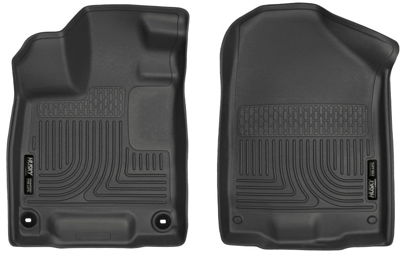 Husky Liners 2017 Honda Ridgeline WeatherBeater Front Black Floor Liners Husky Liners 2017 Honda Ridgeline WeatherBeater Front Black Floor Liners