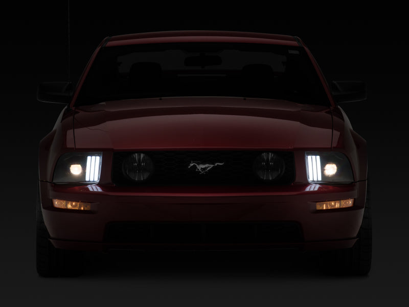 Raxiom 05-09 Ford Mustang w/ Halogen Prjctor Headlights- Black Housing (Clear Lens) (No GT500 ) Raxiom 05-09 Ford Mustang w/ Halogen Prjctor Headlights- Black Housing (Clear Lens) (No GT500 )
