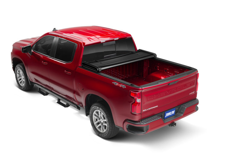 Tonno Pro 2019 GMC Sierra 1500 Fleets 8ft Bed Tonno Fold Tri-Fold Tonneau Cover Tonno Pro 2019 GMC Sierra 1500 Fleets 8ft Bed Tonno Fold Tri-Fold Tonneau Cover